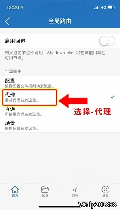 全局路由选择代理模式