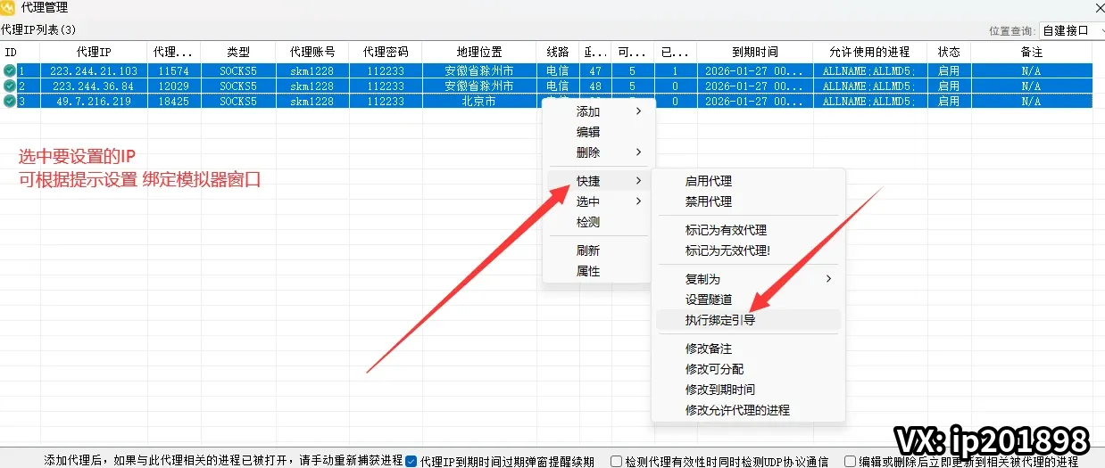 绑定窗口启动项目